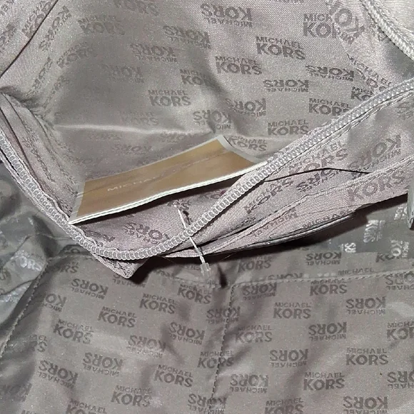 Michael Kors Taupe Leather Hobo Bag - Picture 4 of 8